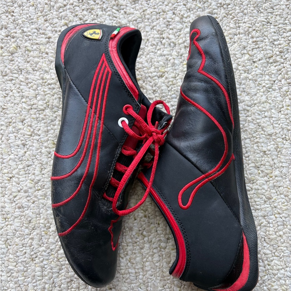 Puma Future Cat Ferrari M1. Size 8 US. Big Sf L Leather Sneakers. Puma Speedcats